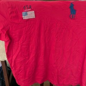 Six  RALPH LAUREN short sleeve T-shirt with the emblem and Big Pony.
